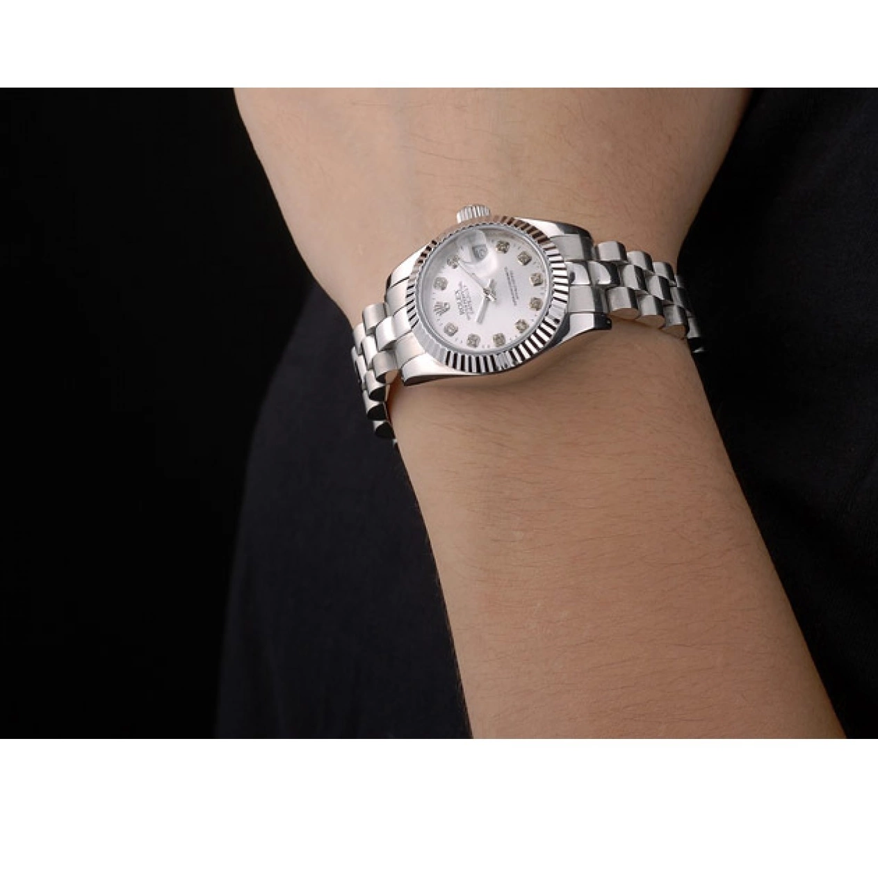 Good Copy Rolex Watches Polished Datejust Steel Rolex Dial Silver Stainless 0522
